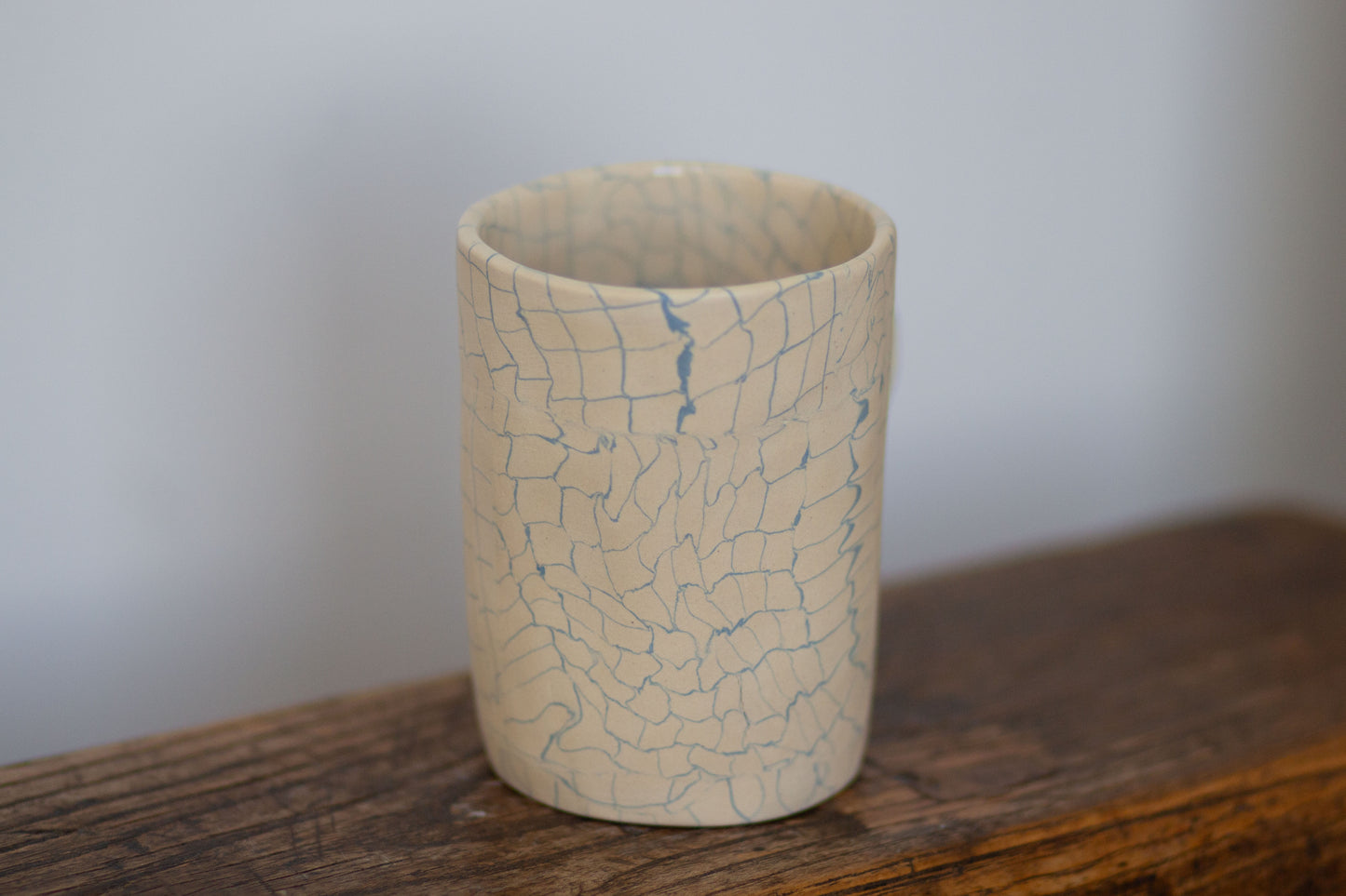 white and blue mug #2