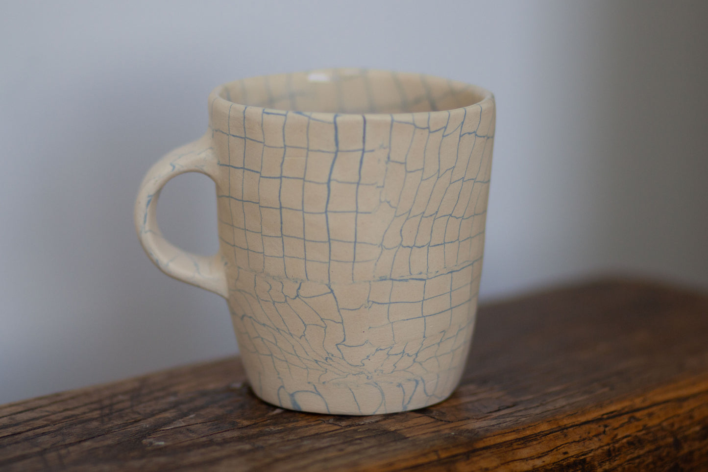 white and blue mug #3