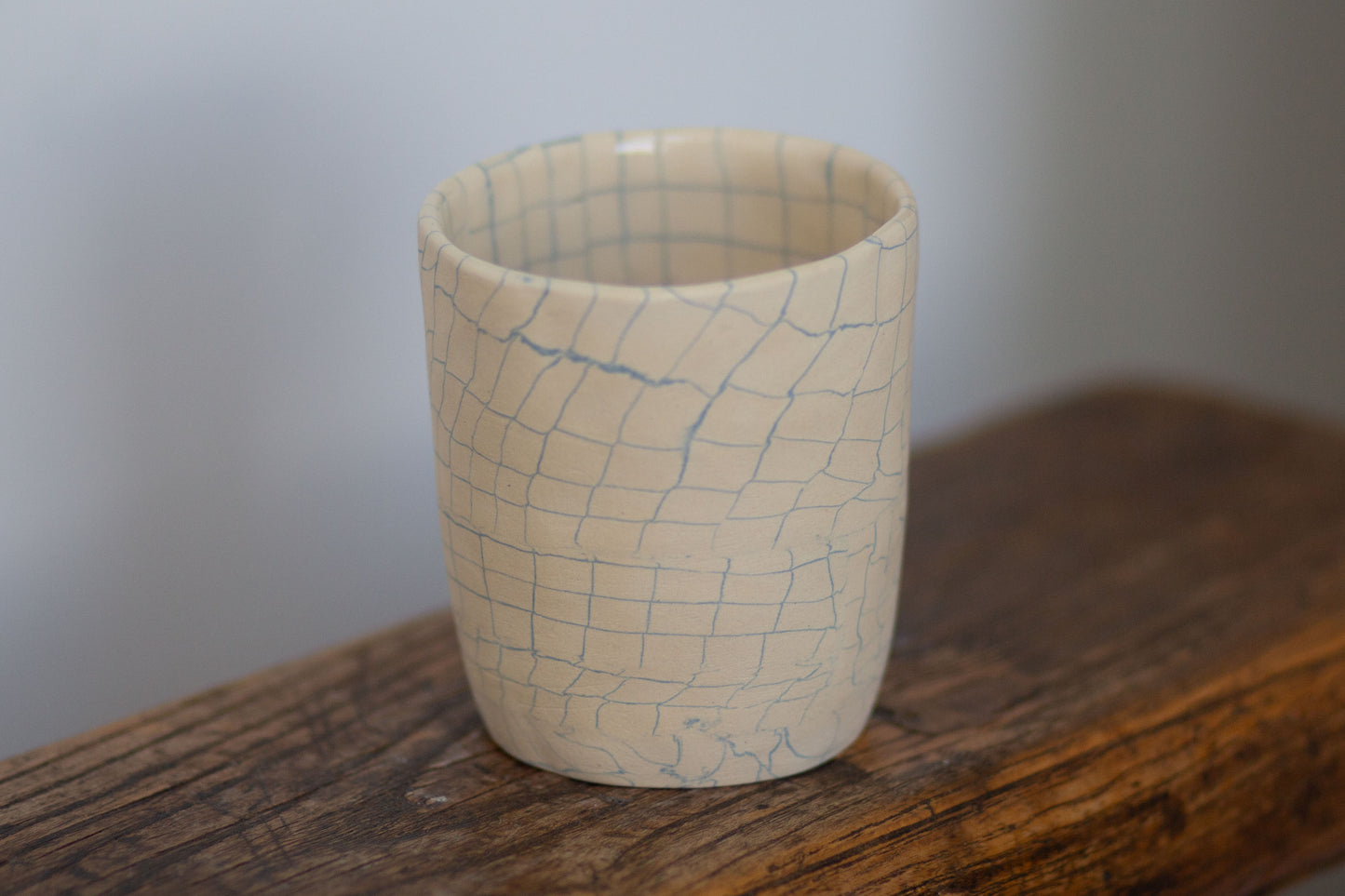 white and blue mug #3