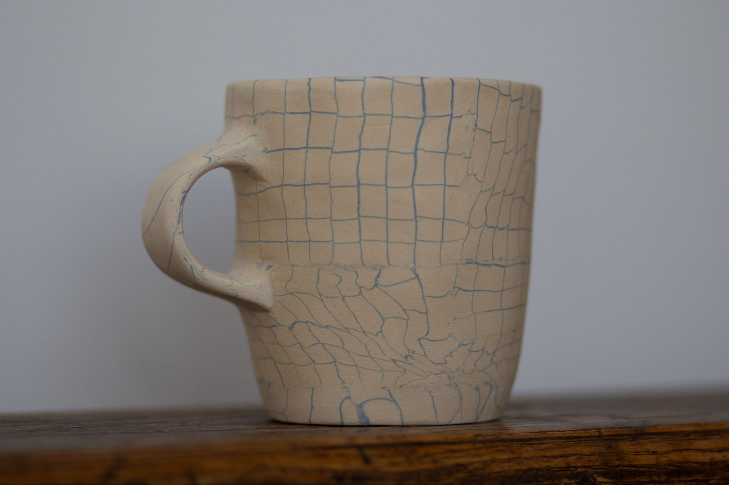 white and blue mug #3