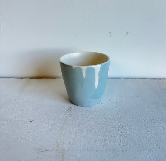 tiny blue & white cup #1