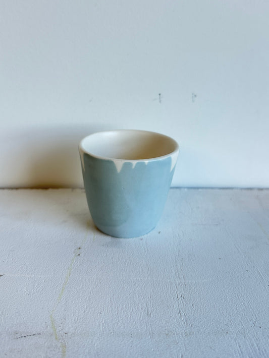 tiny blue & white cup #1